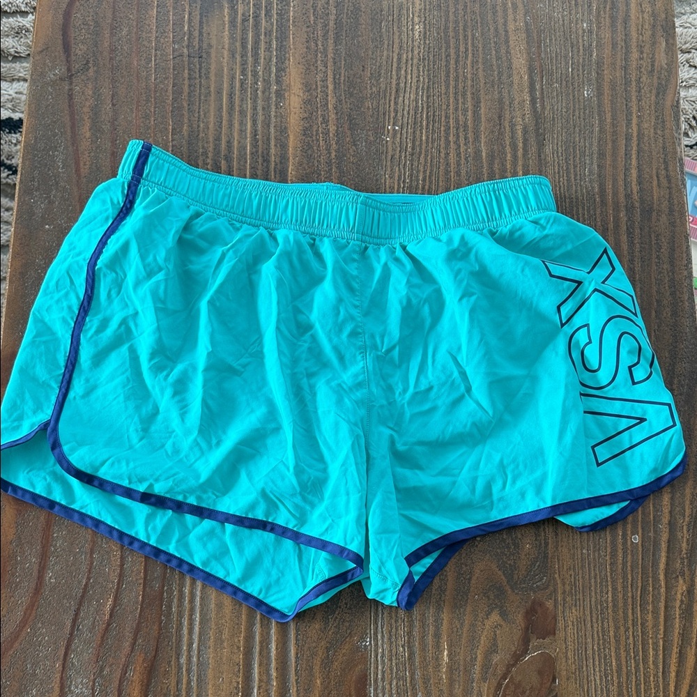 VSX Aqua Blue Running Shorts